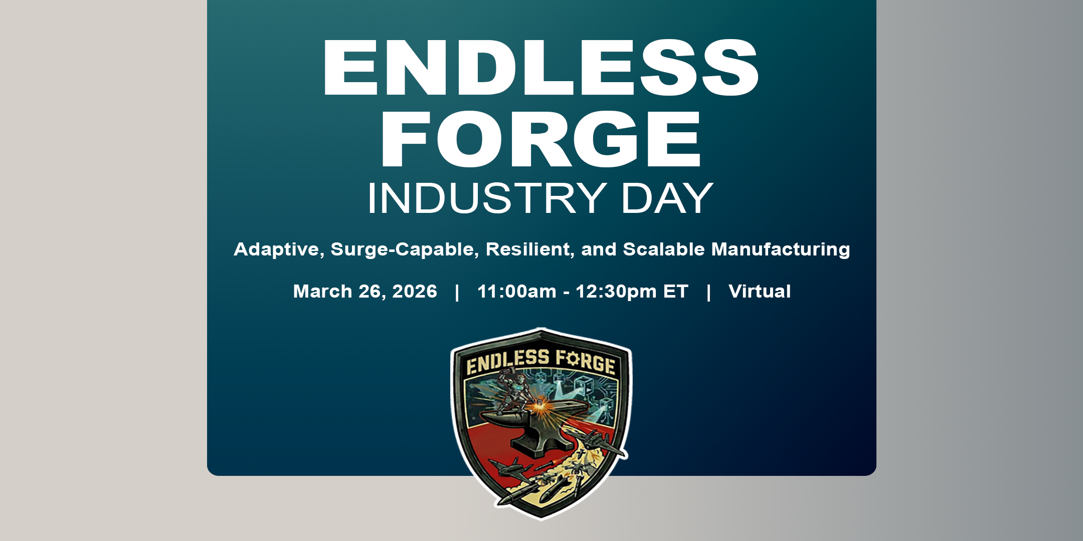 Endless Forge Industry Day